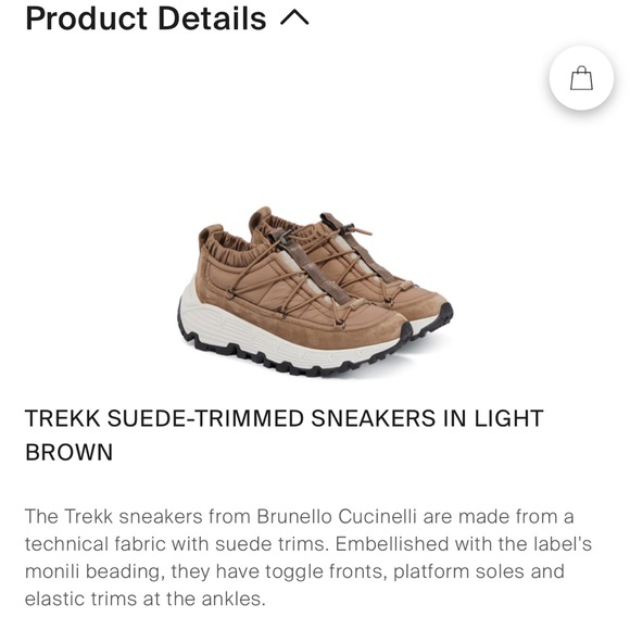 Brunello Cucinelli leather trainers - Picture 3 of 7